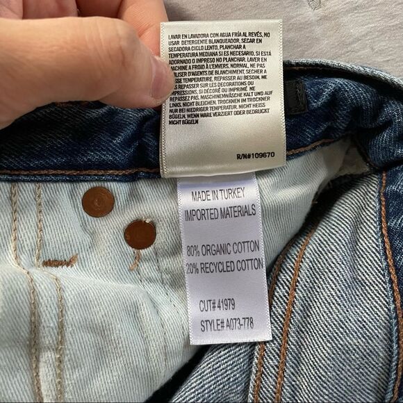 AGOLDE Jamie Straight in Lowdown sz 25 - Picture 9 of 11